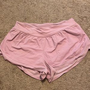 pink lululemon shorts